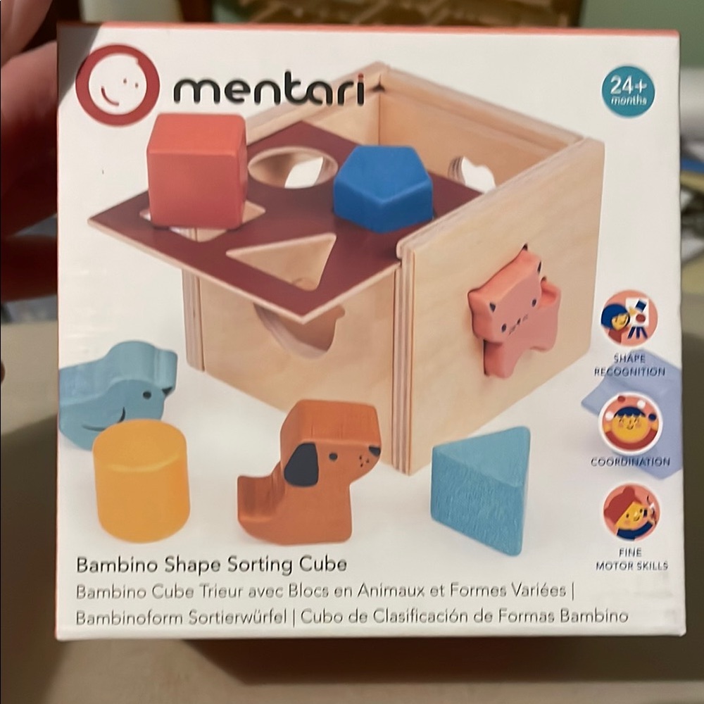 Bambino Shape Sorting Cube - Multicolor